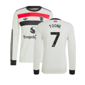 2024-2025 Man Utd Authentic Long Sleeve Third Shirt (Toone 7)