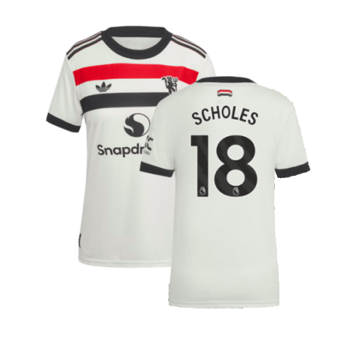 2024-2025 Man Utd Authentic Third Shirt (Womens) (Scholes 18)