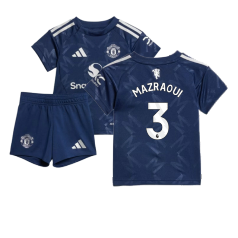 2024-2025 Man Utd Away Baby Kit (Mazraoui 3)