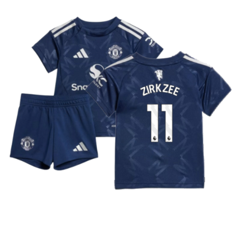 2024-2025 Man Utd Away Baby Kit (Zirkzee 11)