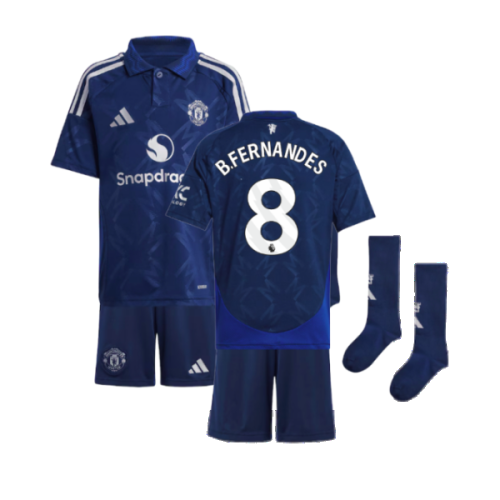 2024-2025 Man Utd Away Mini Kit (B.Fernandes 8)