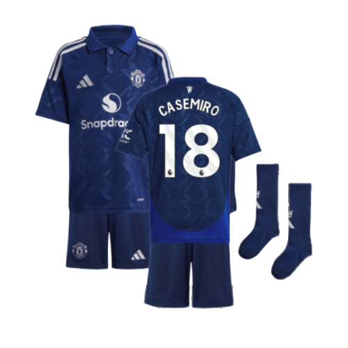 2024-2025 Man Utd Away Mini Kit (Casemiro 18)