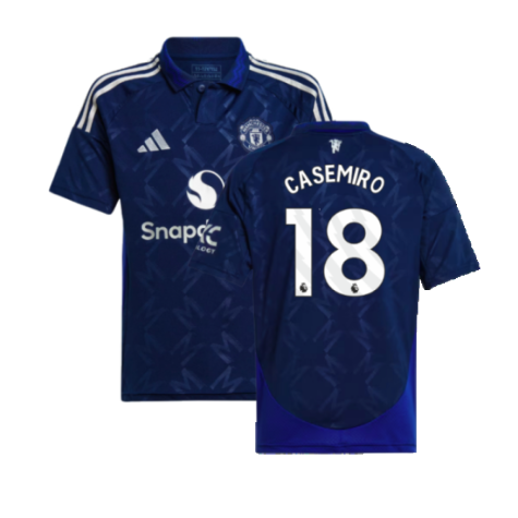 2024-2025 Man Utd Away Shirt (Kids) (Casemiro 18)