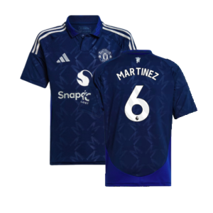 2024-2025 Man Utd Away Shirt (Kids) (Martinez 6) 2024-2025 Man Utd Away Shirt (Kids) (Martinez 6)