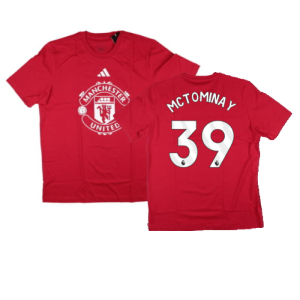 2024-2025 Man Utd DNA Graphic Tee (Red) (McTominay 39)