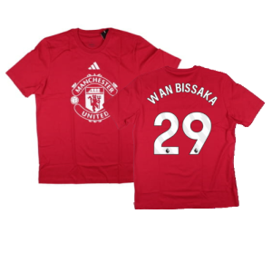 2024-2025 Man Utd DNA Graphic Tee (Red) (Wan Bissaka 29)