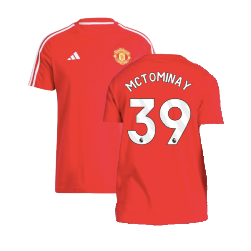 2024-2025 Man Utd DNA Tee (Red) (McTominay 39)