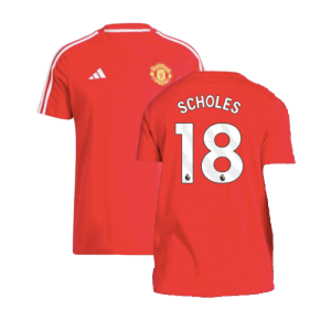 2024-2025 Man Utd DNA Tee (Red) (Scholes 18)