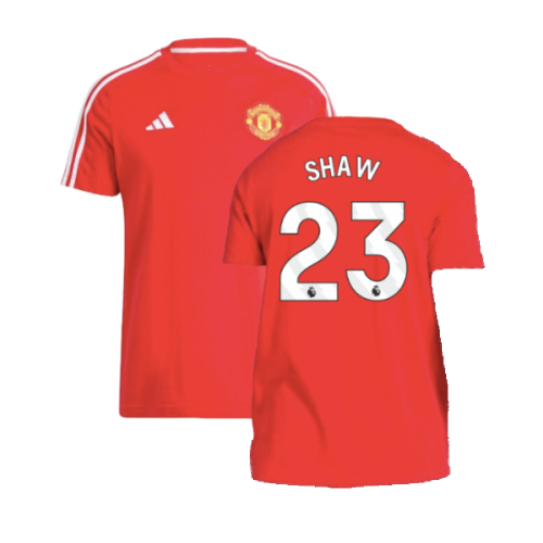 2024-2025 Man Utd DNA Tee (Red) (Shaw 23)