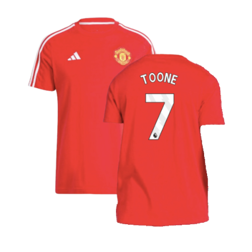 2024-2025 Man Utd DNA Tee (Red) (Toone 7)