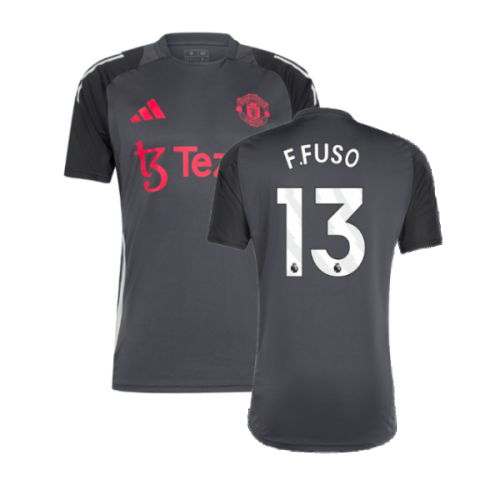 2024-2025 Man Utd EU Training Jersey (Carbon) (F.Fuso 13)