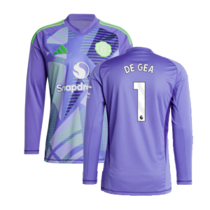 2024-2025 Man Utd Home LS Goalkeeper Shirt (Purple) (De Gea 1)