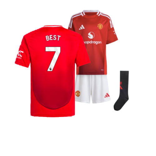 2024-2025 Man Utd Home Mini Kit (Best 7)