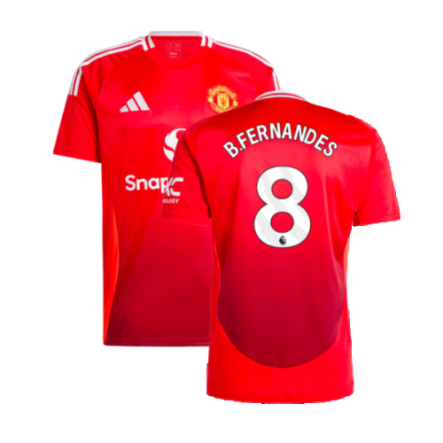 2024-2025 Man Utd Home Shirt (B.Fernandes 8)