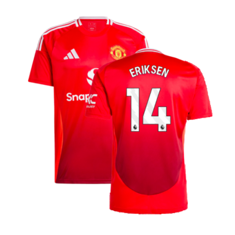 2024-2025 Man Utd Home Shirt (Eriksen 14)