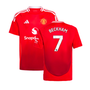 2024-2025 Man Utd Home Shirt (Kids) (Beckham 7)