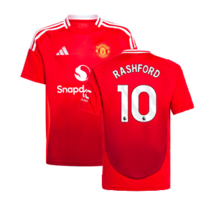 2024-2025 Man Utd Home Shirt (Kids) (Rashford 10)