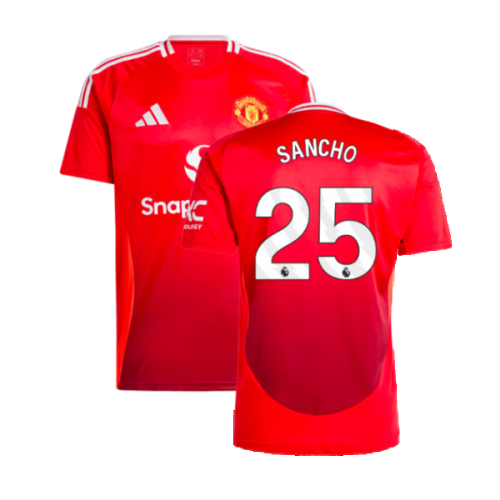 2024-2025 Man Utd Home Shirt (Sancho 25)