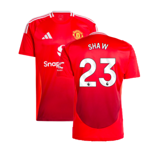 2024-2025 Man Utd Home Shirt (Shaw 23)