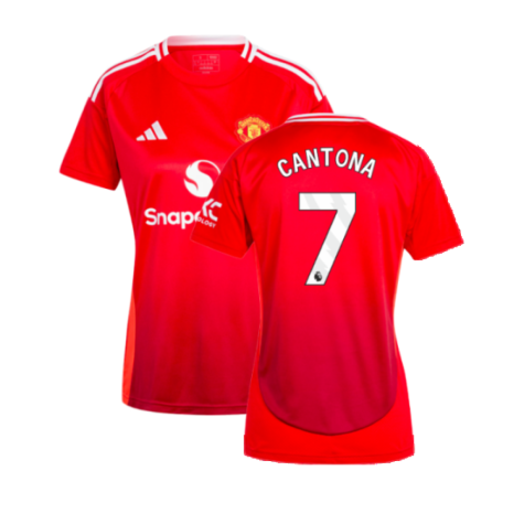 2024-2025 Man Utd Home Shirt (Womens) (Cantona 7)