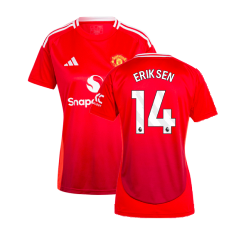 2024-2025 Man Utd Home Shirt (Womens) (Eriksen 14)