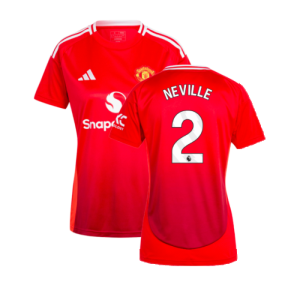 2024-2025 Man Utd Home Shirt (Womens) (Neville 2)