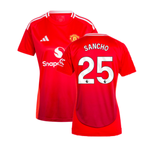 2024-2025 Man Utd Home Shirt (Womens) (Sancho 25)