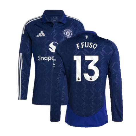 2024-2025 Man Utd Long Sleeve Away Shirt (F.Fuso 13)