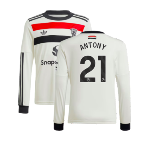 2024-2025 Man Utd Long Sleeve Third Shirt (Kids) (Antony 21)