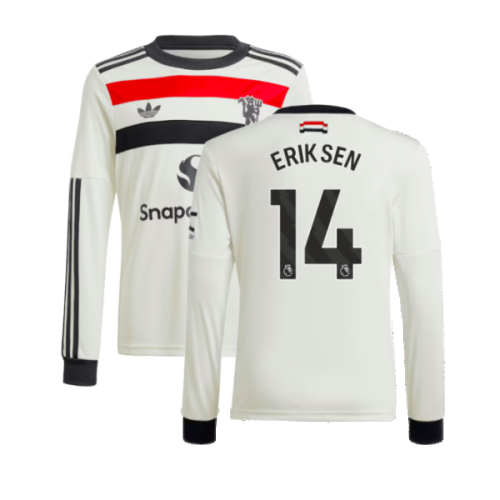 2024-2025 Man Utd Long Sleeve Third Shirt (Kids) (Eriksen 14)