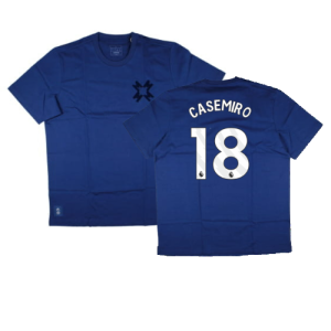 2024-2025 Man Utd Seasonal Tee (Victory Blue) (Casemiro 18) 2024-2025 Man Utd Seasonal Tee (Victory Blue) (Casemiro 18)