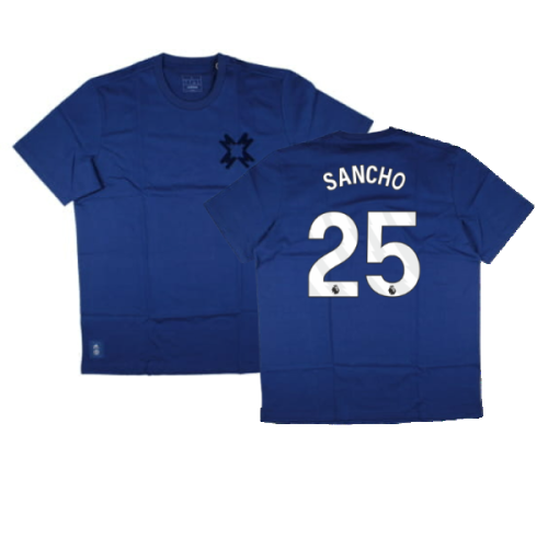 2024-2025 Man Utd Seasonal Tee (Victory Blue) (Sancho 25)