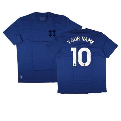 2024-2025 Man Utd Seasonal Tee (Victory Blue) (Your Name)