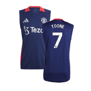 2024-2025 Man Utd Sleeveless Jersey (Night Indigo) (Toone 7)