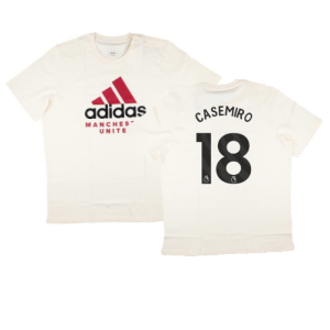 2024-2025 Man Utd SZN Graphic Tee (Cream White) (Casemiro 18) 2024-2025 Man Utd SZN Graphic Tee (Cream White) (Casemiro 18)