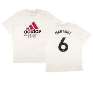 2024-2025 Man Utd SZN Graphic Tee (Cream White) (Martinez 6) 2024-2025 Man Utd SZN Graphic Tee (Cream White) (Martinez 6)