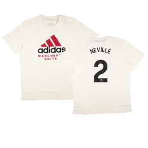 2024-2025 Man Utd SZN Graphic Tee (Cream White) (Neville 2)