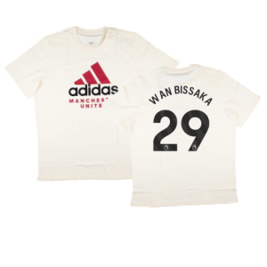 2024-2025 Man Utd SZN Graphic Tee (Cream White) (Wan Bissaka 29)