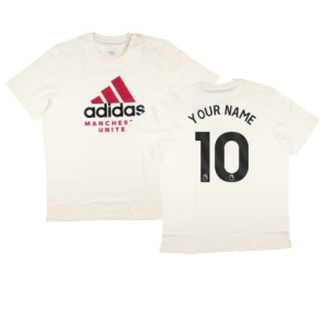 2024-2025 Man Utd SZN Graphic Tee (Cream White)