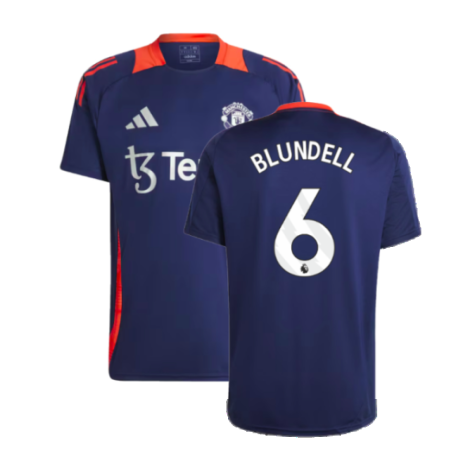 2024-2025 Man Utd Training Jersey (Night Indigo) (Blundell 6)