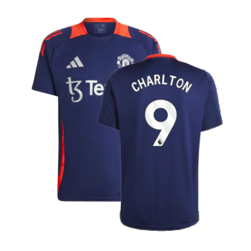 2024-2025 Man Utd Training Jersey (Night Indigo) (Charlton 9)