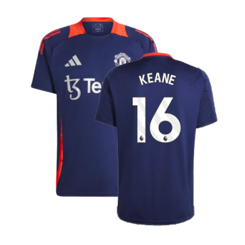 2024-2025 Man Utd Training Jersey (Night Indigo) (Keane 16)