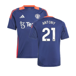 2024-2025 Man Utd Training Jersey (Night Indigo) - Kids (Antony 21) 2024-2025 Man Utd Training Jersey (Night Indigo) - Kids (Antony 21)