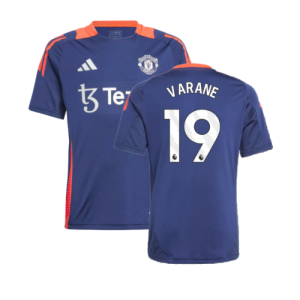 2024-2025 Man Utd Training Jersey (Night Indigo) - Kids (Varane 19)