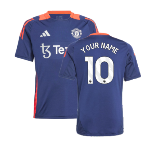 2024-2025 Man Utd Training Jersey (Night Indigo) - Kids (Your Name)