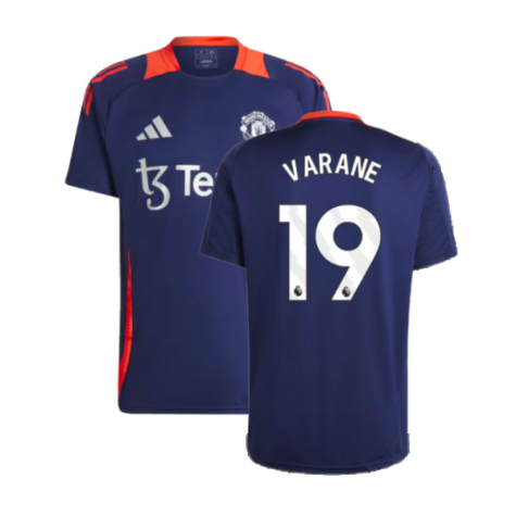 2024-2025 Man Utd Training Jersey (Night Indigo) (Varane 19)