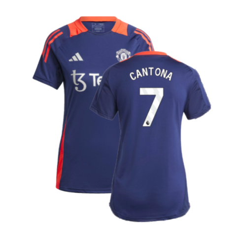 2024-2025 Man Utd Training Jersey (Night Indigo) - Womens (Cantona 7)