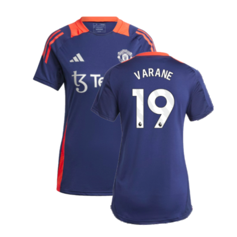 2024-2025 Man Utd Training Jersey (Night Indigo) - Womens (Varane 19)