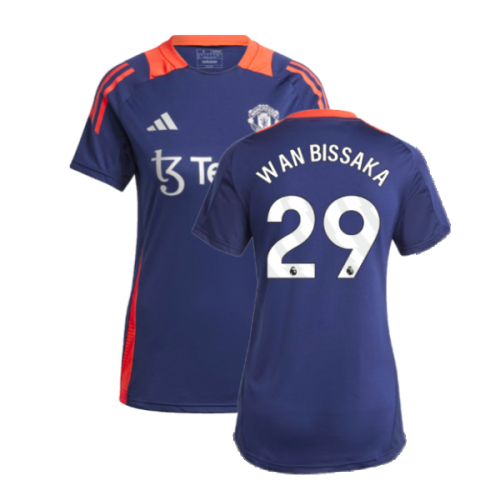 2024-2025 Man Utd Training Jersey (Night Indigo) - Womens (Wan Bissaka 29)