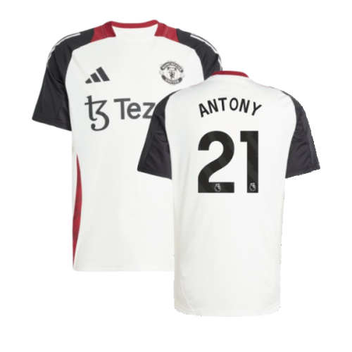 2024-2025 Man Utd Training Jersey (Off White) (Antony 21)